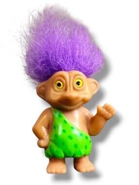 Vintage Soma 1990’s Caveman Mini Troll Figure Toy 1.5 Inch